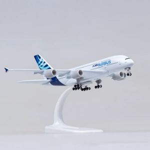 Diecast Simulation Alloy Toys Model 20cm Airbus 380 Prototype Aircraft A380 Airplane Model Ornaments Aviation Collection