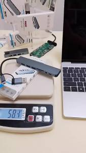 8-IN-2 USB C Hub 3.0 High Speed 5Gbps Docking Station Type C TF/SD Card Reader OTG Adapter for MacBook pro USB Splitter