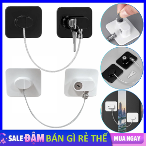 Khóa Cửa Tủ Lạnh  Cửa Sổ Tu Đồ Chống Kẹt Tay Cho Bé - Chốt Chặn Cửa  Chốt An Toàn  Khóa Cài Ngăn Kéo - Chốt Cài Cố Định Cửa Tủ Bảo Vệ Ngăn Bé Tự Ý Mở Cửa Đa Năng