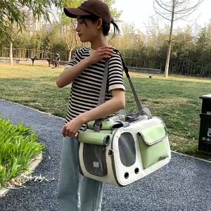 Large Space Pet Dog Cat Carrier Bag Breathable Cat Dog Travel Handbag Bag Backpack For Pet Dog Cat