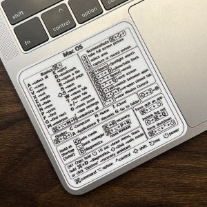 Shortcuts Sticker for Apple Mac OS System 2023 New Shortcut key sticker for 13-16" MacBook Pro 13 /Air 13  Windows Palm Rest