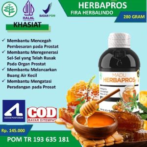 Madu herbapros obat prostat susah buang air kecil alami
