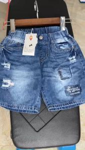 Quần short jean cotton cao cấp cho bé trai