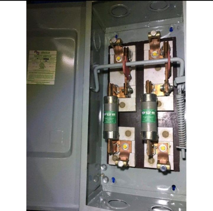 heavyduty alliedcor fuse box/safety switch 200amps, 2 pole, single