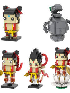 Nesta Model Building Blocks MOC7383 Movie Head Son Zhong Festival Decorative Assembly Toy for Teenagers And Adults ABS Plastic