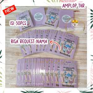 30PCS AMPLOP THR BISA REQUEST NAMA AMPLOP LEBARAN AMPLOP IDULFITRI