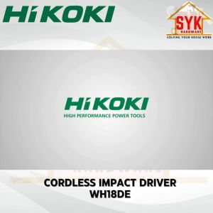 SYK Hikoki WH18DE Brushless Cordless Impact Driver Solo Machine Battery Power Tools Mesin Impak Bateri 18V
