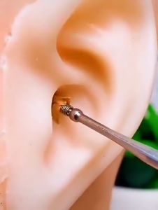 Earpick Earwax Cleaner Stainless steel double head Earpick Ear Wax Removal Tool 双头白钢挖耳勺 挖耳棒 挖耳朵 耳垢清洁棒