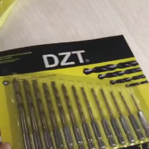 Twist Drill Bit  13PCS Titanium Coated  Metric M42 CobaltIron Twist Drill Bit  Metal Power 1/4" Hex