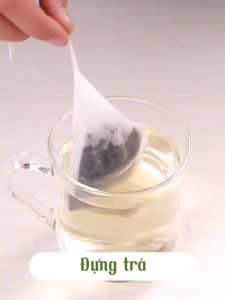 10 Túi lọc pha trà vải không dệt có dây rút MIS lọc gia vị nấu phở cà phê thảo dược nhiều kích thước