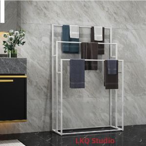 KELAJI | Drill-Free Floor Standing Towel Rack