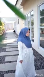 Diskon Terbaru Obral Bergo Hamidah Size M Label Akrilik / Bergo Amira Pinggul