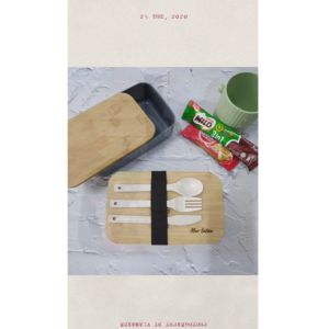 Bento Lunch Box Custom Name Eco Friendly