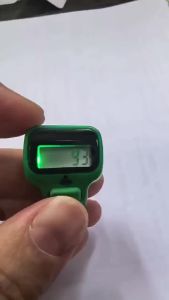 1Pcs LED Display Electronic Finger Clicker Bead Timer Counting Mini Shape Finger Counter LCD Electronic Digital Tally Counter
