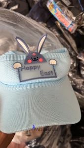 topi sport rabbit happy east anak lucu topi anak perempuan lucu anti sinar matahari umur 1-10 tahun