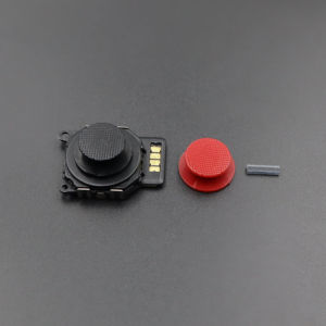 1Set Black 3D Analog Joystick Thumb Stick+Backup Rocker cap and Conductive Rubber Bar For PSP2000 Game Console