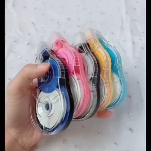 ลบปากกา เทปลบคำผิด ลิควิด หน้าเทปกว้าง 5 มม คละสี รีฟิลล์เทปลบ อุปกรณ์เครื่องเขียน อุปกรณ์สํานักงาน