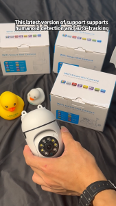 CCTV V380 Pro IP Camera Kamera CCTV Lampu WiFi Indoor 360 ° Lebar 1080p HD Audio 2-Way