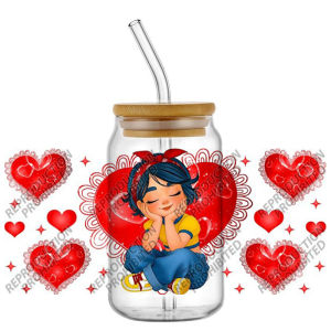 Funko | Popular Little Mermaid Lovely Ariel Princess 16oz UV DTF 3D Transfer Sticker Decals Wraps Glass Can Cups Creative Craft DIY