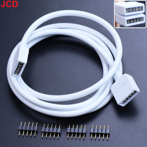 JCD | 4pin 5pin Extension Cable 0.3m 1m 2m 3m 5m Female RGB RGBW Connector With Pin Adapter For SMD5050 3528 2835 CCTRGB LED Strip Lig