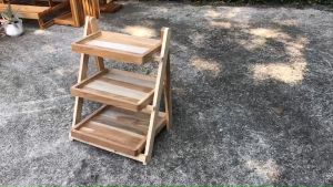 ชั้นวางของพับได้3ชั้น ชั้นวางของพับได้ 4ชั้น ชั้นวางของ ชั้นวางแคคตัส ชั้นวางต้นไม้ ชั้นวางพับได้ ชั้นไม้ ชั้นวางของโชว์ ของใช้ในบ้าน