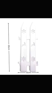 Hàng Rào Nhựa Trắng Trang Trí Chân Cây Thông Noel Phụ Kiện Decor GIáng Sinh TTNTSS167