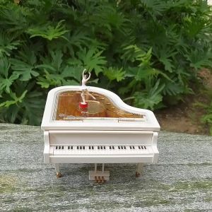 กล่องดนตรีเปียโนไขลาน ของตกแต่งพร้อมสาวเต้นรำบัลเล่ต์ เปียโนกล่องดนตรีบัลเล่ต์ของเล่นดนตรี