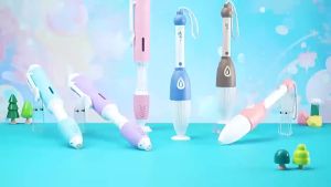 CONUSEA | Writing Bubbles Pen Brush Pompero Bubble Stick Calligraphy Outdoor Automatic Handheld Bubble Maker for Drawing Painting Toy