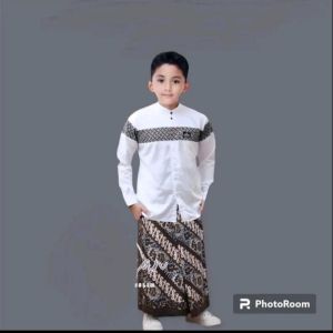 sarung anak instan dengan pinggang karet //sarung anak usia 3-14thn
