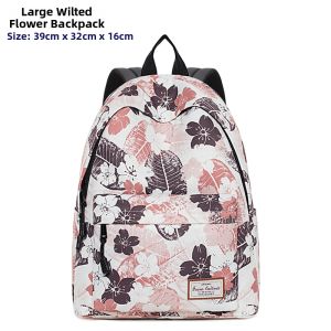 Forever cultivate | Big Capacity Print School Bag for Girl Students