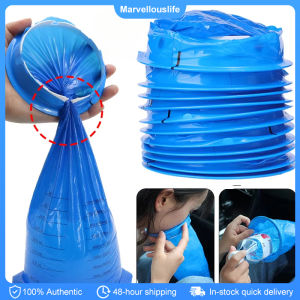 5pcs 1000ML Disposable Vomit Bag Travel Car Airplane Motion Sickness Nausea Pregnant Emergency Vomit Cleaning Bag