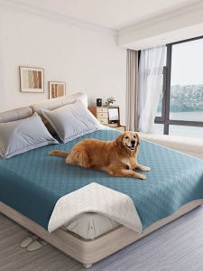 Pet Waterproof Hairless Bed Sheet Anti-Stick Dog Hair Cat Hair Duvet Cover Machine Washable Urine Proof Sofa Pad All Seasons