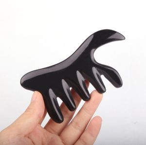 Bull Horn Gua Sha Board Facial Beauty Tool Full Body Universal Muscle Release Stick Eye Care Special Tool Back And Head Massager