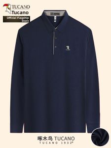TUCANO | Business Casual Middle-aged Mens Long Sleeve T-Shirt