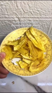 [DELISH SNACKS] Keripik Pisang Asin (Grosir) 250gr 500gr 1 KG / Cemilan Camilan Grosiran Kiloan