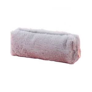 Bóp hộp đựng viết lông mềm mượt đựng đồ dùng học tập trang điểm cá nhân hồng be xám vàng