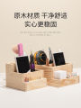 Japanese Style Wooden Nail Art Tool Storage Box Desktop Cotton Pad Brush Popular New Model Function Glue Special Storage Box. 