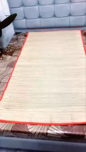 🔴ĐỦ SIZE🔴Chiếu Cói Long Kim Viền Đỏ Cói Tự Nhiên Nằm Thoáng Mát Ngủ Bệnh Viện Ký Túc Xá - Giá Sỉ