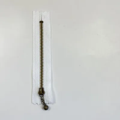 No.3 10cm YKK Bronze Metal Zipper Closed End Handmade DIY Pants Bag Pocket Accessories Clothing Auxiliary Materials Parts
