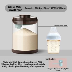 Ankou | Glass Moisture-proof Milk Powder Storage Jar