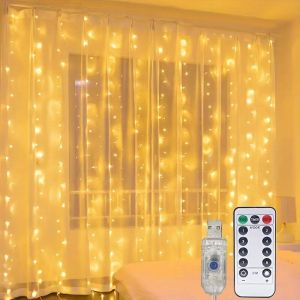 3M/6M LED Christmas Lights Fairy String Lights Curtain Garland 2024 USB Festoon Noel Christmas Decoration for Home New Year 2025