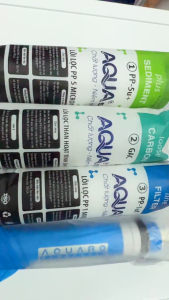 COMBO LÕI LỌC AQUA 1-2-3-4(MÀNG RO): GIẢI PHÁP TOÀN DIỆN CHO NGUỒN NƯỚC TINH KHIẾT