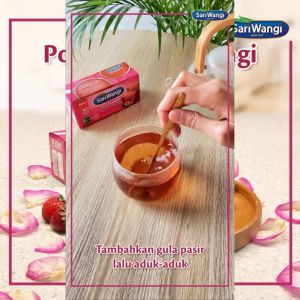 Indonesia Rose Tea Sariwangi Brand 25 Teabags Indonesian Halal Traditional Teh Mawar Herbal Special Tea