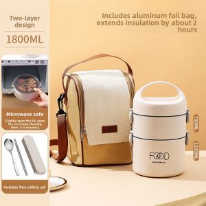 YOULUNMEI | Stainless Steel Thermal Lunch Box Multi-layer
