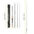 แบบพกพา Travel Spinning Fishing Rod 6.8FT คาร์บอนไฟเบอร์น้ําหนักเบา 4 ชิ้น Fishing Pole สําหรับตกปลากลางแจ้ง. 