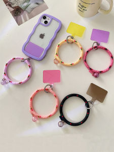 Portable Silicone Phone Case Universal Fall Proof Lazy Wristband for Women Simple Cartoon Pendant Handheld Rope Digital Accessories