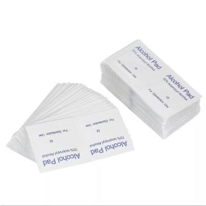 100pcs Alcohol Cotton Piece Skin Cleaning Mobile Phone Jewelry Large Wipes Disposable 75% Ear Holes Lens Wiping Paper