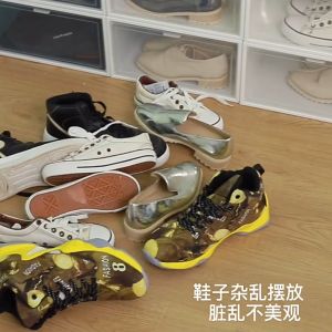 กล่องรองเท้าฝาข้างรุ่น SPORT BOX/TOWER BOX กล่องเก็บรองเท้าเปิดฝาด้านข้าง ตกแต่งบ้านสไตลมินิมอล กล่องเก็บของจัดระเบียบบ้าน พร้อมส่ง