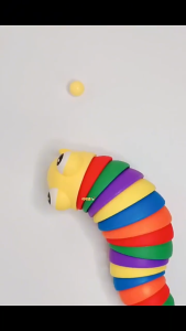 SEA JJT Rainbow Caterpillar Pressure Reduction Toy Childrens Adult Pressure Relief Toy