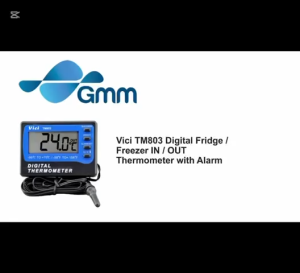 ViCI TM-803 Fridge/Freeze in/out Thermometer with Alarm Function